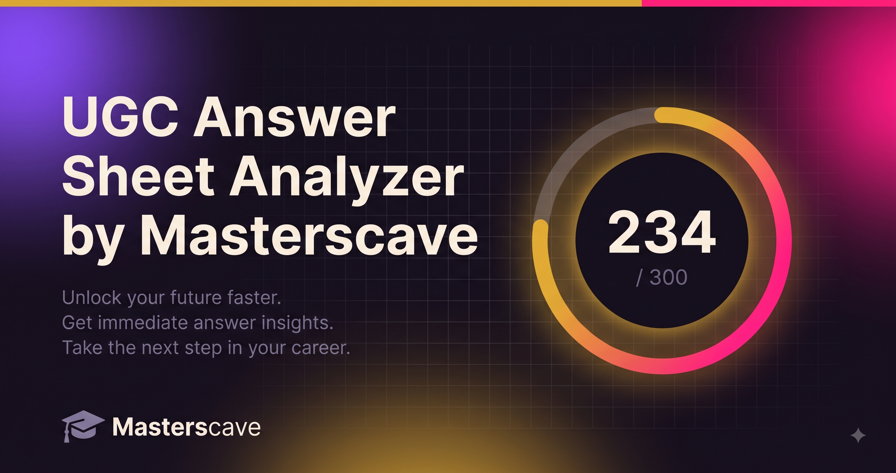 UGC NET Marks Analyzer by Masters Cave — know your score before NTA does
